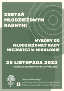 Wybory do Młodzieżowej Rady Miejskiej Mikołowa 2022! Wybory do Młodzieżowej Rady Miejskiej Mikołowa 2022!