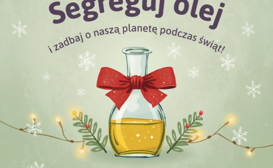 🎄 Świąteczne życzenia od projektu Segreguj Olej! 🎄