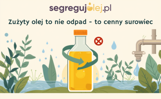 Zużyty olej to nie odpad – to cenny surowiec