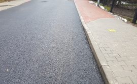 Przebudowy drogi ul. 27 Stycznia w Mikołowie - droga asfaltowa