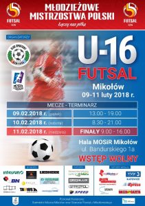 Halowe Mistrzostwa Polski w Futsalu U-16 Halowe Mistrzostwa Polski w Futsalu U-16