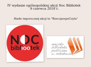 Noc Bibliotek Noc Bibliotek