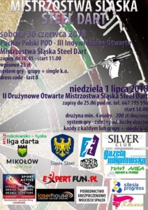 III Indywidualne i Drużynowe Otwarte Mistrzostwa Śląska w Steel Dart III Indywidualne i Drużynowe Otwarte Mistrzostwa Śląska w Steel Dart