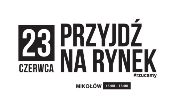 WIELKI FINAŁ NA RYNKU 23 CZERWCA / GODZINA 15:00-18:00 EVENT: #rzucamy! WIELKI FINAŁ NA RYNKU 23 CZERWCA / GODZINA 15:00-18:00 EVENT: #rzucamy!
