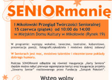 SENIORmania- I Mikołowski Przegląd Twórczości Senioralnej