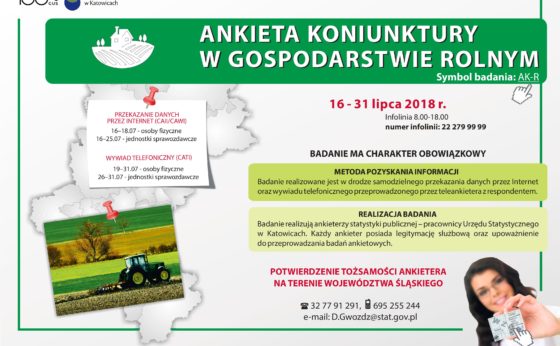Badanie ankietowe Urzędu Statystycznego w Katowicach Badanie ankietowe Urzędu Statystycznego w Katowicach