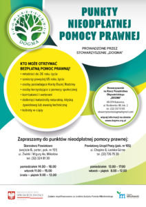 Skorzystaj z bezpłatnej pomocy prawnej! Skorzystaj z bezpłatnej pomocy prawnej!