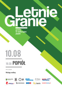Letnie Granie: koncert zespołu Popiół Letnie Granie: koncert zespołu Popiół