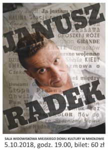 Janusz Radek – koncert Janusz Radek – koncert