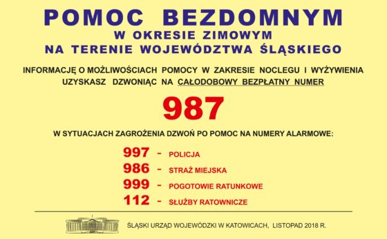 POMOC BEZDOMNYM W OKRESIE ZIMOWYM POMOC BEZDOMNYM W OKRESIE ZIMOWYM