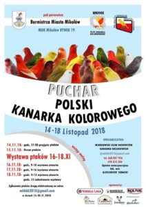 PUCHAR POLSKI KANARKA KOLOROWEGO ? WYSTAWA PTAKÓW PUCHAR POLSKI KANARKA KOLOROWEGO ? WYSTAWA PTAKÓW
