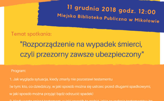 Bezpłatne spotkanie z radcą prawnym Bezpłatne spotkanie z radcą prawnym