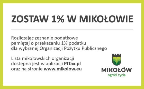 Zostaw 1% w Mikołowie Zostaw 1% w Mikołowie
