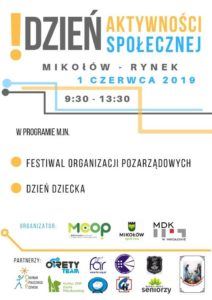 Dzień Aktywności Społecznej 2019 Dzień Aktywności Społecznej 2019