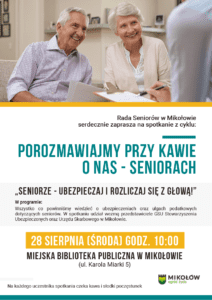 Porozmawiajmy przy kawie o Nas – Seniorach Porozmawiajmy przy kawie o Nas – Seniorach