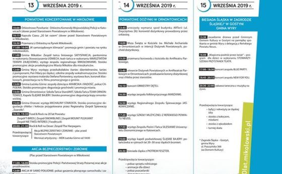 Jubileusz 20-lecia powiatu mikołowskiego Jubileusz 20-lecia powiatu mikołowskiego