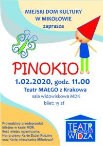 Poranek teatralny: Pinokio Poranek teatralny: Pinokio