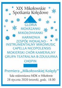 XIX Mikołowskie Spotkania Kolędowe XIX Mikołowskie Spotkania Kolędowe