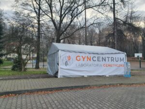Zewnętrzny punkt pobrań materiału do badań w kierunku COVID 19 Zewnętrzny punkt pobrań materiału do badań w kierunku COVID 19