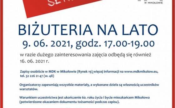 Akademia Kreatywnego Seniora: Biżuteria na lato Akademia Kreatywnego Seniora: Biżuteria na lato