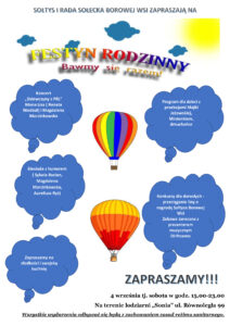 Festyn Rodzinny w Borowej Wsi Festyn Rodzinny w Borowej Wsi