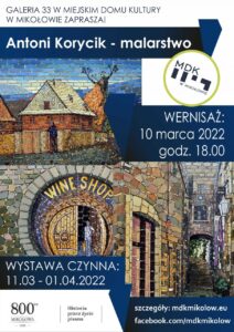 Wernisaż wystawy Antoniego Korycika Wernisaż wystawy Antoniego Korycika