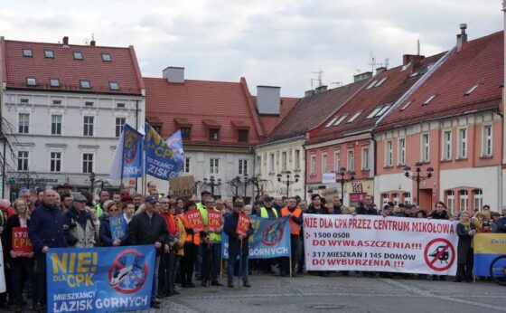 Wiec protestacyjny przeciw CPK Wiec protestacyjny przeciw CPK